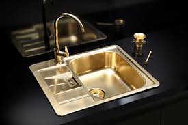 Only £449.97 or £21.60 a month 0% finance available find out more. Gold Brass Finish Kitchen Sink Stainless Steel Uk Alveus Monarch Line 60 Gold Olif