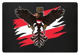 Fahnen zeigten überwiegend die farben schwarz und gold. Bundesvogel Osterreich Flagge Fussmatte Land Der Leiberl