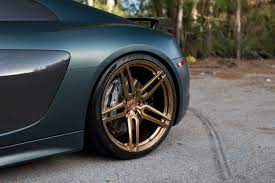Green Matte 2017 Audi R8 V10 Plus On Vossen Wheels For Sale Audi R8 Audi R8 V10 Plus Vossen Wheels
