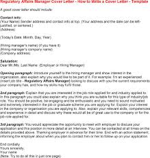 Regulatory Affairs Cover Letter Examples Entry Level Customer Service Cover Letter