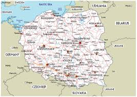Poland is one of nearly 200 countries illustrated on our blue ocean laminated map of the world. Large Road Map Of Poland