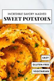 Savory Mashed Sweet Potatoes Cookie And Kate Recipe Sweet Potato Recipes Mashed Sweet Potato Recipes Mashed Sweet Potatoes