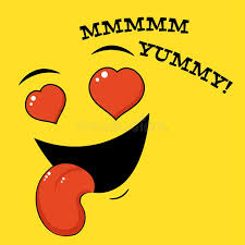 Yummy Emoticon Stock Illustrations – 12 ...