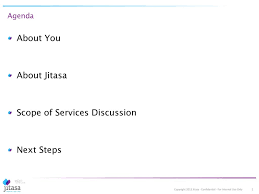 Jitasa is a fun place to work right out of college. Jitasa Overview Ppt Download