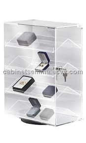 acrylic display case boxed jewelry rack