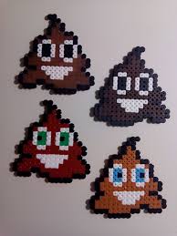 Firma La Peticion Que Las Cacas Del Whatsapp Tengan Variedad De Colores Hama Hamabeads Pixelart Perler Pyssla Hama Beads Manualidades Hama