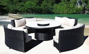 This Luxury Design Comes With A Giant 70 Round Dining Table And Four Comfortable Di Patio Furniture Covers Colorful Outdoor Furniture Outdoor Furniture Covers