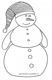 Malvorlagen Ausmalbilder Schneemänner Weihnachten