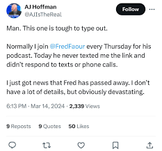 Fred Faour has passed away : r/houston