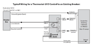 Thermostat wiring generic control points. Why Does My Heater Have A Ground Wire But The Thermostat Has No Terminal For Ground Warmupedia