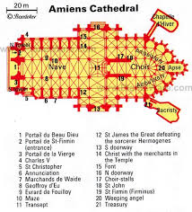 Amiens Cathedral Floor Plan Map Amiens Cathedral Gothic Church