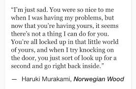 Ipage Literature Quotes Murakami Quotes Norwegian Wood Quotes