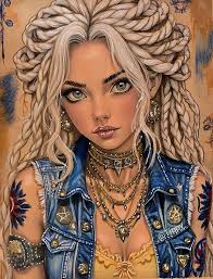 I used Raffine color pencils in the new creations coloring book