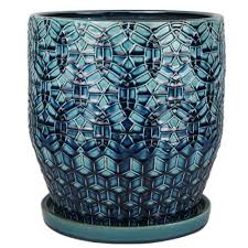 By mark wolfe bobvila.com and its partners may earn a commission if you purchase a. Trendspot 12 In Dia Blue Rivage Ceramic Planter Cr10853 12a The Home Depot