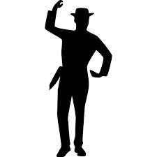 Free Icon Standing Man Silhouette Silhouette of man, person outline, man standing silhouette, presentation, man standing silhouette, shoulder png. free icon standing man silhouette