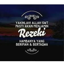 Sebagaimana firman allah 'azza wa jalla …dan allah akan memberikan rezeki kepadanya dari arah yang tidak dia sangka… barangsiapa yang ingin diberkahi rezekinya, diberikan rezeki dari arah yang tidak dia sangka, maka hendaklah dia berpegang dengan ketakwaan. Nikahbarokah 4 Konsep Rezeki Allah Swt Pasti Akan Menjamin Rezeki Hambanya Yang Beriman Berikut Ini Penjelasan 4 Konsep Rezeki Tersebut A Iman Allah Orang