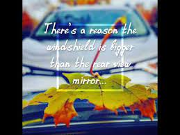 There S A Reason The Windshield Is Bigger Than The Rear View Mirror Youtube