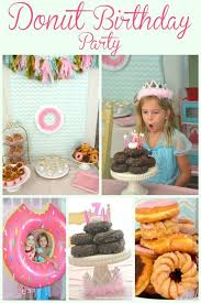 Unique Birthday Themes For Kids Donut Birthday Party Simple Birthday Party Donut Birthday Parties Kids Donut Party