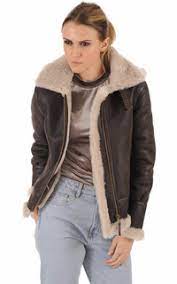 Check spelling or type a new query. Bombardier Femme En Mouton La Canadienne La Canadienne Blouson Peau Lainee Marron