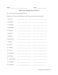 Do all of these page 30 page 31 page 32. Spelling Worksheets Fifth Grade Spelling Worksheets