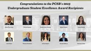 Congratulations to the PCSB's 2023 Undergraduate Student Excellence Award… 
