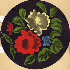 жостовский поднос простой рисунок 49 фото