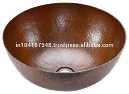round copper sink buy cheap copper
