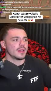 Adapt was waiting to do a car reveal 😱❤️‍🩹 #adapt #plaqueboymax #fyp  #faze #foryoupage #trending