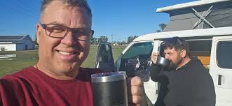 What are some safe caravan parks to stay at from Mildura via Broken Hill  and Bourke to Lightning Ridge in May?