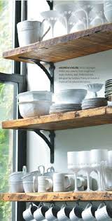 Pin By Claire Mina White On Kitchen Love Kitchen Remodel Small Wood Shelves Kitchen Rustic Kitchen