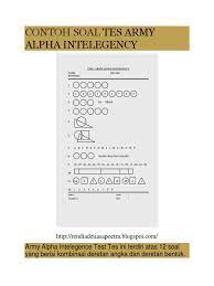 We did not find results for: Contoh Soal Tes Army Alpha Intelegence Test Contoh Soal Terbaru