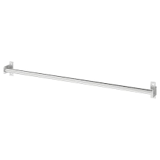 Made of premium durable stainless steel, stylish modern streamline design, rust resistant, easy to assemble and clean item dimensions (l x b x h): Kungsfors Stainless Steel Rail Length 56 Cm Ikea