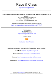 Pdf Globalisation Theocracy And The New Fascism The Us Right S Rise To Power