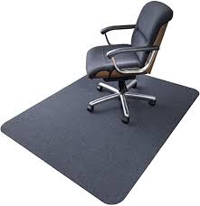 Hombys vinyl large office chair mat for hardwood floor, heavy duty, (53x45 inch), easy glide for chairs, flat without curling, clear, floor mats for computer desk 4.1 out of 5 stars 56 $37.49 $ 37. Chair Mats Office Chair Mat For Hardwood Tile Vinyl Concrete Floor Office Home Not For Carpet Under Desk Chair Mats Hard Floor Protector For Rolling Chair 55x35 Black Large Multi Purpose Rug For Desks Office