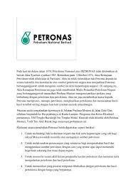 Syarikat yang sememangnya memfokuskan kepada pengeluaran produk kecantik dan penjagaan badan. Petronas