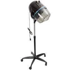 Pictures of standing hair dryer. Adjustable Stand Up Hood Floor Hair Bonnet Dryer Rolling Base Salon Wheels Walmart Com Walmart Com
