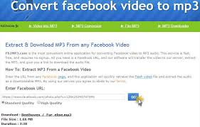 It is a free browser extension that helps you to save preferred videos without the need to leave the website. Surefire Ways To Convert Facebook Video To Mp3