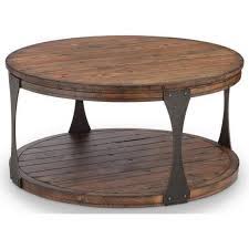 Then, think about the color of the base. Magnussen Home Montgomery T4112 45 Rustic Round Cocktail Table With Casters Upper Room Home Furnishings Cocktail Coffee Tables