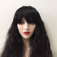 Check out these hairstyles with volume and learn how to create hair volume with these tips. Women Black Fluffy Frizzy Thick Volume Thick Bob Bangs Long Etsy