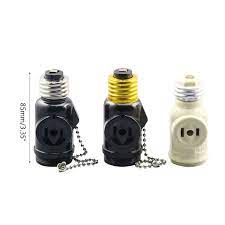 It requires a neutral wire. E26 Bulb Socket To 2 Outlet Adapter Light Holder Splitter Pull Chain Switch New Shopee Philippines