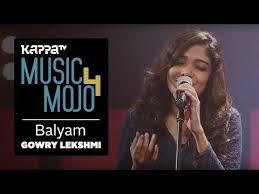 Balyam Gowry Lekshmi Music Mojo Season 4 Kappa Tv Youtube Music Mojo Music Season 4