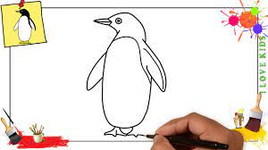 Penguin drawing easy finish penguin drawing african penguin drawing. How To Draw A Penguin Easy Slowly Step By Step For Kids And Beginners Youtube