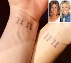 Download file & extract them using winrar. Jennifer Aniston S 11 11 Wrist Tattoo Matches Her Best Friend Of 37 Years See Them Twinning