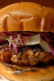 Smoky Pork Burgers With Fennel And Red Cabbage Slaw Recipe Recipe Grilling Recipes Pork Turkey Burger Recipes Pork