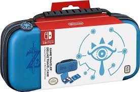 Switch Game Traveler Deluxe Travel Case Sheikah Zelda Breath Of The Wild Blue Rds Nintendo Switch Case Nintendo Switch Games Nintendo Switch
