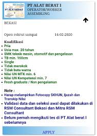 Pengalaman tes di kpsg jakarta from 2.bp.blogspot.com bisa datang langsung ke kantor rsm consultant yang beralamat di bekasi, tepatnya rsm 10. Loker Update Bagi Info Kerja Rsm Consultant Cileungsi Facebook