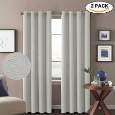 Light and airy look, but the double lining gives some weight to them as well as added privacy. Off White Linen Curtains Ultra Thick And Durable Thermal Insulated Window Drapes 2 Panels 85 Blackout Bedroom Grommet Curtains 52 By 84 Inch Walmart Com Walmart Com
