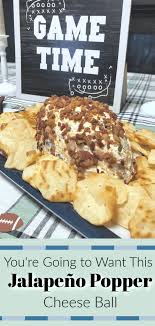 Jalapeno Popper Cheese Ball Recipe We Got The Funk Recipe Football Party Foods Recipes Balls Recipe