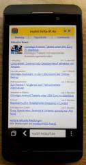 When the bar recognizes your search term, a search engine option box will appear in the top right corner of the screen. Blackberry Z10 Das Erste Blackberry 10 Smartphone Im Test Teltarif De News
