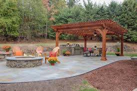 Patio with a fire pit and a gazebo ideas. The Guide To Check Posts And Splits Country Lane Gazebos